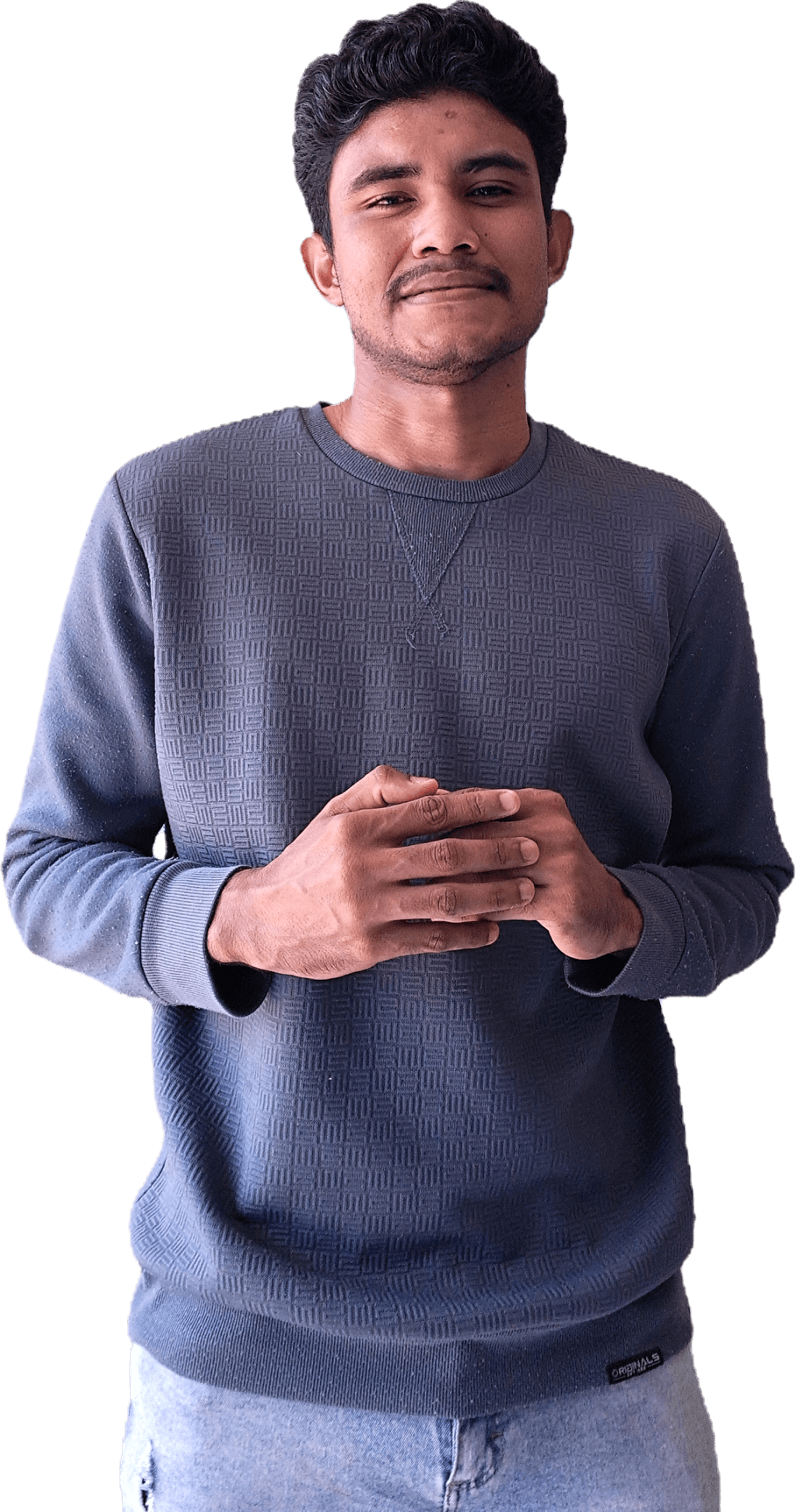 Suéter Crewneck Texturizado